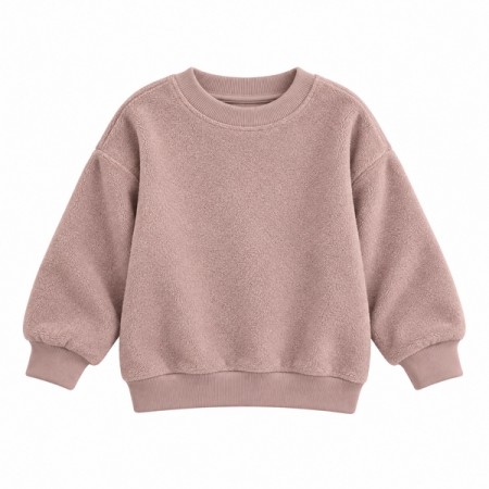 Terry Fleece Ensfarget 100%CO