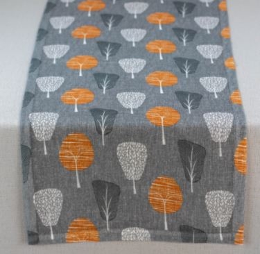 Dagny Løper 35x85 Grå/Oransje